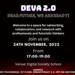 Invitation to the D-Eva Multiplier Event at Digital Society School in Amsterdam, on November 24th, 2022